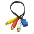 thumbnail image 1 of Cable de Audio y vídeo hembra Rca para coche, Cable Av-in para unidad central Toyota de 6 pines, 1 of 4