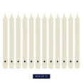 thumbnail image 2 of Colonial Candle Classics Unscented Taper Candle Ivory, Dripless, 8 inch, 6 Hours Burn, Pack of 12, 2 of 6