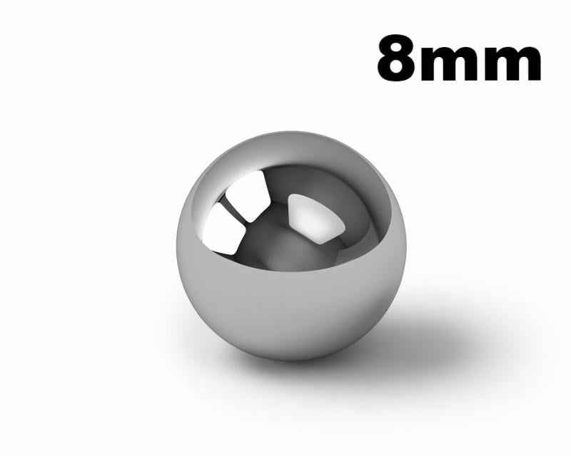10 pieces 1/8" Inch G25 Precision Chromium Chrome Steel Bearing Balls AISI 52100 