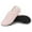 Pink, variant on Hinvhai House Slippers for Woman Mens Slippers House Shoes, Soft Slipper Socks with Non Slip Sole Portable for Hospital Travel Indoor Outdoor Black 35
