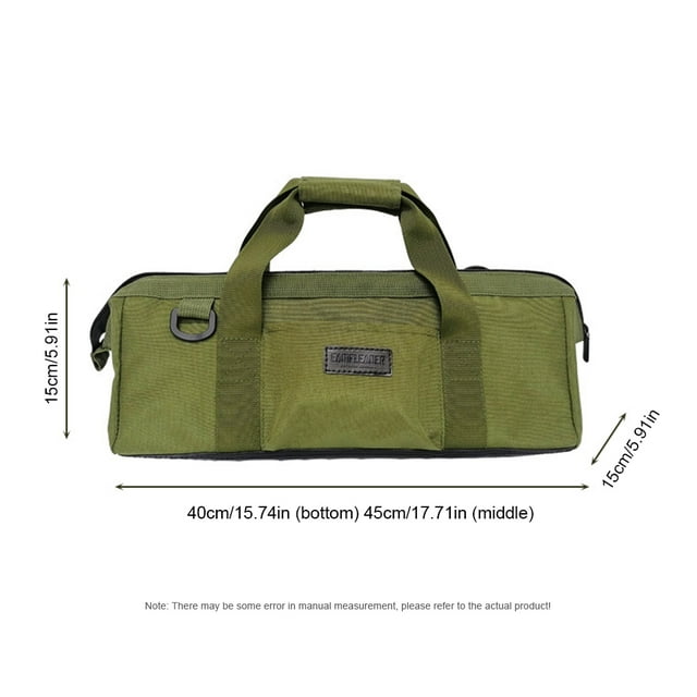 Multifunctional Tools Storage Bag Camping Tent Peg Nails Rope Box Waterproof Oxford Cloth Storage Bag Travel Storage Bag Style C Green