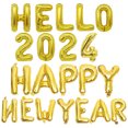 thumbnail image 1 of OULII 1 Set New Year Balloons Golden Aluminum Film For Wall Decor Photography Props, 1 of 8