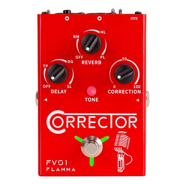 Procesador de efectos vocales FLAMMA FV01 Corrección de tono