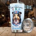 thumbnail image 3 of Just a Certified Nursing Assistant Cna Who Loves Her Shetland Sheepdog 20oz Stainless Steel Tumbler Insulated Cup with Lid Sheltie Dog Lover Gifts - 00003, 3 of 5