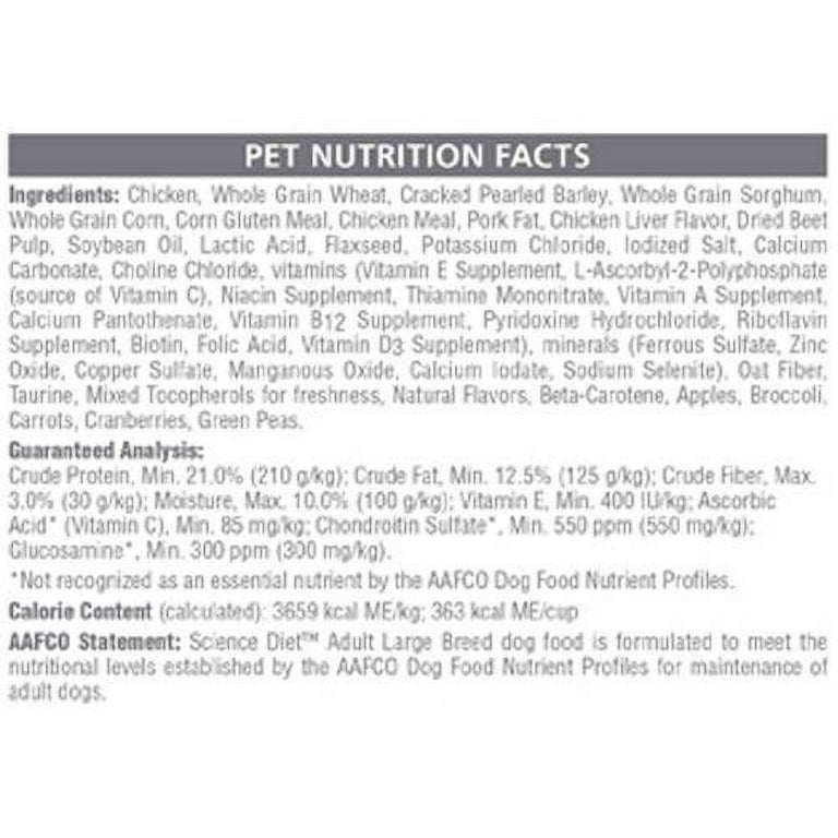 Hill's science diet ingredients list discount