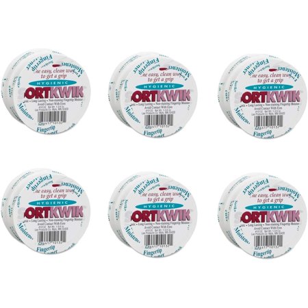 Sortkwik Fingertip Moisteners, 1 3/4 oz, Pink, 2 per Pack, Sold as 6 Pack, 12 Count Total