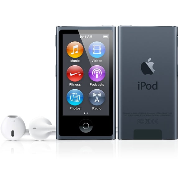 Used Apple iPod Nano 7th Generation 16GB Slate MD481LL/A