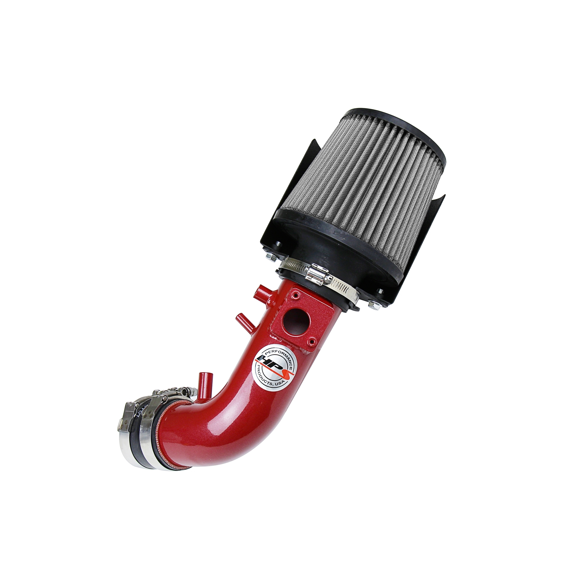 HPS Performance Red Shortram Air Intake For 07-09 Honda CR-V 2.4L ...