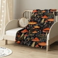 thumbnail image 2 of ARISTURING Mushrooms Blanket Gifts Ultra Soft Cozy Throw Flannel Blanket, Lightweight Fuzzy Blanket Warm Plush Throw Blankets for Couch, Sofa, Bed,, 2 of 6
