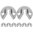 thumbnail image 1 of Miangastore 8pcs Iron Keyhole Hanger Picture Frame Hook Heavy Duty Metal Keyhole Bracket Picture Frame Hanging Kit For Wall Mounting Mirrors Photo Artwork, 1 of 8