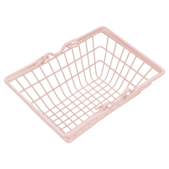 Bath Basket Plastic Crate Shopping Organizer Truck Storage Baskets Mini Snack Wrought Iron
