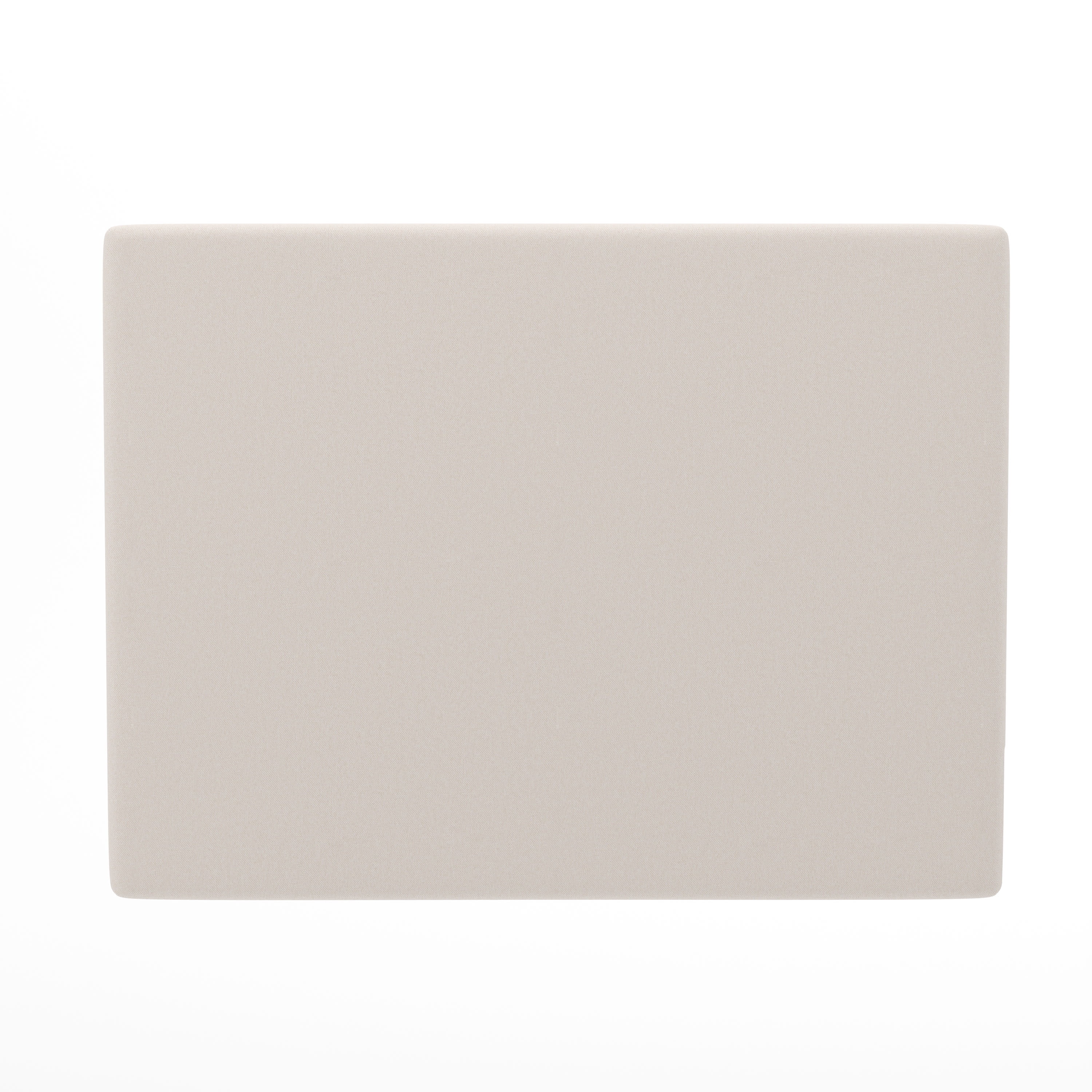 Merrick Lane Beige Faux Linen Twin Headboard with Stylish Upholstery, Dual Hanging Options, Charging Station with 2 Outlets, USB Port, USB-C Port
