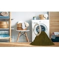 thumbnail image 2 of Ahgly Company Machine Washable Indoor Square Transitional Olive Green Area Rugs, 8' Square, 2 of 7