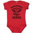 thumbnail image 3 of Inktastic Handpicked for Earth by My Mimi in Heaven with Angel Wings Boys or Girls Baby Bodysuit, 3 of 5