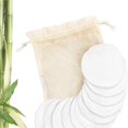 thumbnail image 4 of Pack Of 20 Washable Make-up Removal Pads Made From Bamboo In Europe Reusable Cotton Pads With Cotton Laundry Bag | Cotton Pads Reusable | Washable Mak, 4 of 4