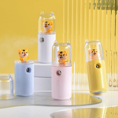 

Cheers.US 30ml Mist Sprayer Portable Water Replenishment USB Charging Cartoon Tiger Ornament Mini Humidifier Product is Lightweight and Durable to Use for Girls
