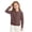 Coffee, variant on Grblisyd Girls Cardigan Sweater School Uniforms Casual Long Sleeve Button Knit Solid Sweaters Tops