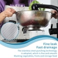 thumbnail image 5 of ReaNea Silver Colander 5 Quart, Stainless Steel Draining Bowl,Mesh Strainer For Kitchen and Dishwasher Safe, 5 of 7