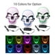 thumbnail image 2 of Irfora Máscara de Halloween EL Wired Light Up Mask Cosplay Máscara de miedo para la fiesta del festival de Halloween Irfora Decoración de vestuario, 2 of 7