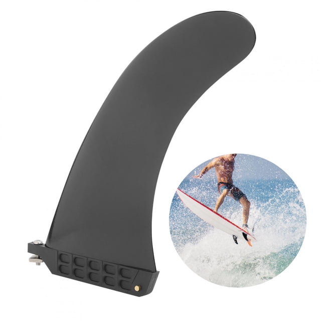 Aleta De Tabla De Paddle, Aleta De Tabla De Surf, Tabla De Cometa Inflable Negra De 8 Pulgadas Y 207 G Para Tabla De Paddle De Tabla De Surf