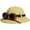 beige, variant on Straw Pith Helmet Sun Hat with Removable Goggles Safari Jungle Cap