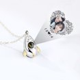thumbnail image 3 of Couple Collier Rocket Astronaute: 2pcs Collier 100 Langue Collier Charm Collier, 3 of 10