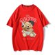 thumbnail image 1 of Camiseta de manga corta con estampado de oso de dibujos animados para hombre y mujer, Top de algodón de alta calidad, ropa de moda de gran tamaño, Envío Gratis xuanjing unisex, 1 of 2
