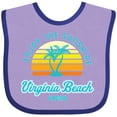 thumbnail image 3 of Inktastic Summer Enjoy the Sunshine Virginia Beach Virginia in Blue Boys or Girls Baby Bib, 3 of 4