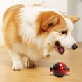thumbnail image 1 of Bolas de perro indestructibles | Juguete de morder con temática navideña para perros pequeños y medianos | Entrenamiento interactivo de alta elasticidad, plástico verde, 9 cm, promueve la salud, 1 of 6