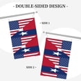 thumbnail image 2 of Double Sided House Flag America Texas Flag Pattern Garden Flag For Outside Room House Yard Indoor (2x3ft), 2 of 7