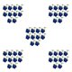 thumbnail image 3 of Ramo de novia Naiovety Flores artificiales de plástico 10 piezas azul, 3 of 6