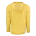 thumbnail image 3 of Men's Cutter & Buck Gold Georgia Tech Yellow Jackets Coastline Epic Comfort Eco Recycled Long Sleeve Hoodie T-Shirt, 3 of 3