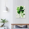 thumbnail image 4 of Acheng Watercolor St Patrick's Day Wall Art Canvas Prints Decorative Saint Patrick's Day Poster Aesthetic Picture Decor Painting Art for Home Room Livingroom Bedroom  pattern2, 4 of 5