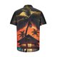 thumbnail image 4 of Camisas de Manga Corta para Hombre Impresas Turndown Collar Superior, Estirable Casual de Manga Corta Blusa, 4 of 5