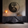 thumbnail image 2 of LaModaHome Exclusive Peace Family Tree Metal Wall Art – Durable & Artistic Metal Wall Art for Home and Office Decor, Perfect for Any Interior Design Aesthetic, 2 of 5
