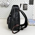 thumbnail image 4 of PRIYAL Business Men and Women PU Leather Backpack Laptop Waterproof Backpack Travel Commuter Lightweight Backpack, 4 of 7