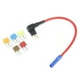 thumbnail image 1 of 5pcs Voiture Auto Circuit Micro2 Lame Fusible avec Porte-Fusible Robinet Ensemble, 1 of 7