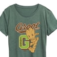 thumbnail image 3 of Marvel Guardians of the Galaxy - Groot Collegiate - Women's Short Sleeve Graphic T-Shirt, 3 of 5