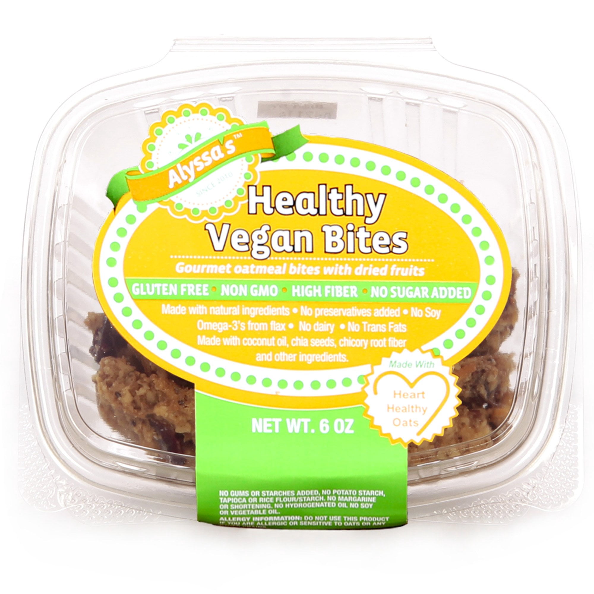 Alyssa s Gluten-Free Vegan Cookies (Pack of 4) - Gluten-Free Dairy Free Non GMO No Trans Fats No Soy No added sugar