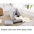 thumbnail image 7 of Andeworld Chaise Lounge with Storage,Indoor Lounge Sofa for Living Room,Bedroom(Left Arm,Grey), 7 of 7