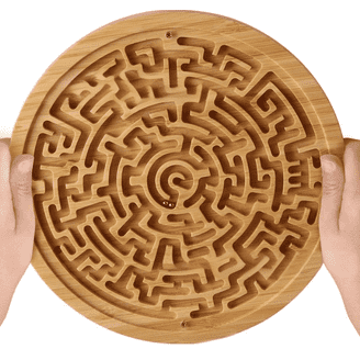 hand2mind Mindful Maze Boards, 3 Double Sided Breathing Boards