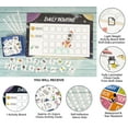 thumbnail image 4 of Inkdotpot Kids Daily Responsibility Checklist, To-Do list- Daily Routine- Chore Chart- Morning/Evening Checklist- Daily Task List- Childrens Job Poster-EL, 4 of 6