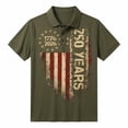 thumbnail image 4 of 250 Anniversary USA Shirt, Short Sleeves Patriotic Shirts for Men, USA Graphic 4th of July Shirt for Men, 4 of 5