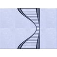 thumbnail image 1 of Ahgly Company Machine Washable Indoor Rectangle Transitional Lavender Blue Area Rugs, 5' x 7', 1 of 7