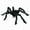 11.7in, variant on Giant Hairy Halloween Spider with Glowing Red Eyes – Scary Outdoor Decor for Haunted House, Porch, Yard, Garden – Indoor Party Decoration for Masquerade, Trick or Treat