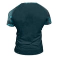 thumbnail image 5 of Krdevn Men's Casual Printed Camo Round Neck Short Sleeved T Shirt,XL, 5 of 5