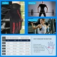 thumbnail image 6 of Workout Gloves Men Women Full-Finger Cycling - Padded Palm Breathable Fitness Sports Exercise Touch Screen Grip Training Running Fishing Anti-Slip Road Bike Gloves Cooling Sun Protection Outdoors, 6 of 7