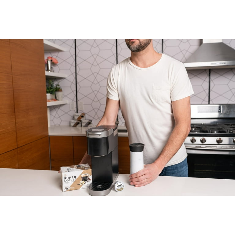 Kitu Super Coffee, Hazelnut Coffee Pods, 10 Pack, K-Cup Compatible