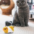 thumbnail image 3 of DOLITY Self-steering Cat Toy, Portable Vivid Electric Interactive Simulation for Dogs Puppy Biting Kitty , Yellow Hamster, 3 of 8