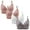 Pink Bras for Women, variant on ylioge Wireless Bras for Women Plus Size XS-4XL 4 Pack Push Up Underwear Multipack Support Lifting Bra Breathable Full Coverage Bralettes
